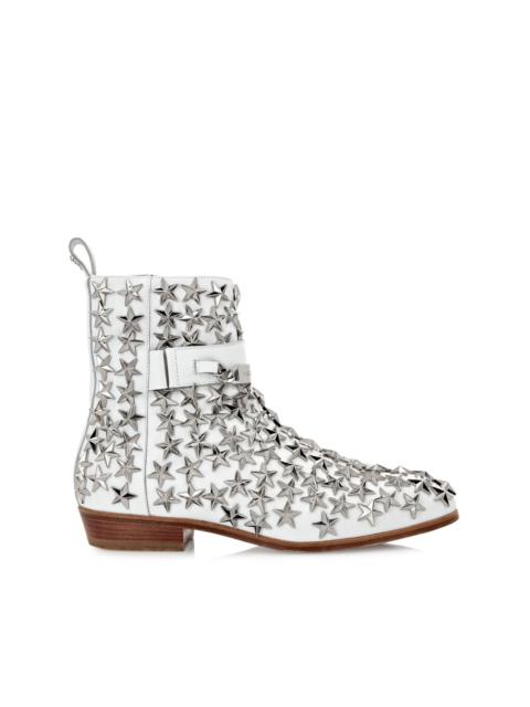 Stars leather boots