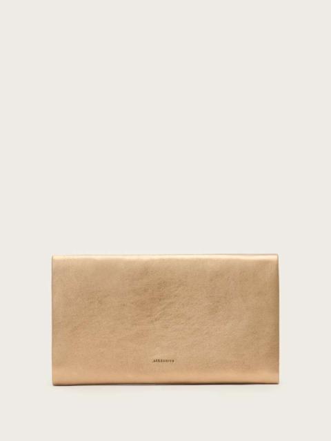 HARLUNA LEATHER CLUTCH BAG