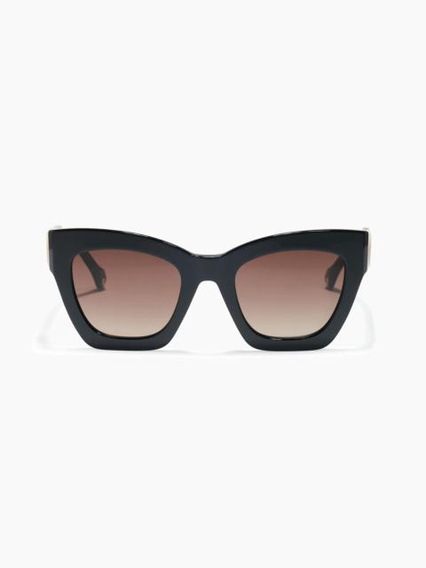 Cat Eye Sunglasses with Temple Insert