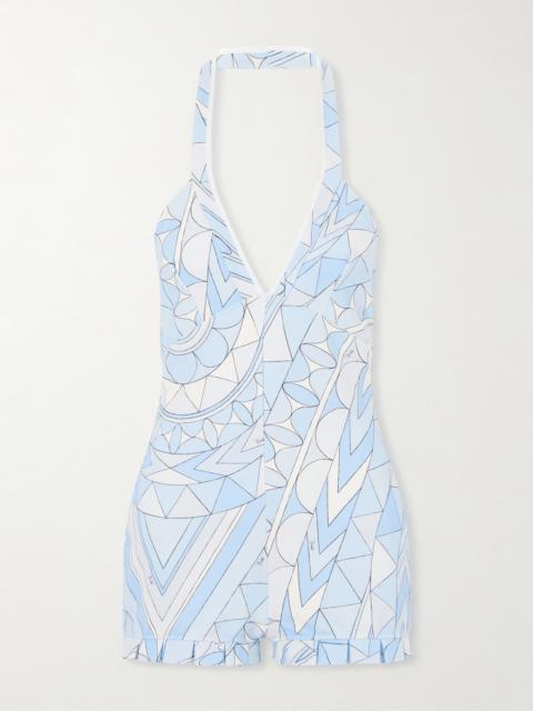 Printed Jersey Playsuit