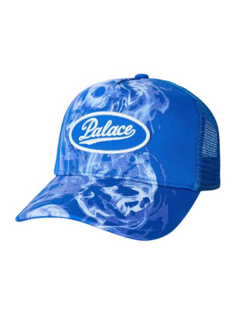 Palace Smoked Trucker Hat Palatial Blue