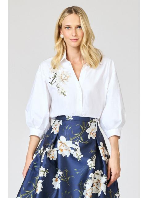 LUCE TOP - WHITE NARCISSUS