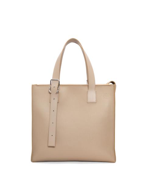 Loewe Buckle Zip Tote in soft grained calfskin | REVERSIBLE