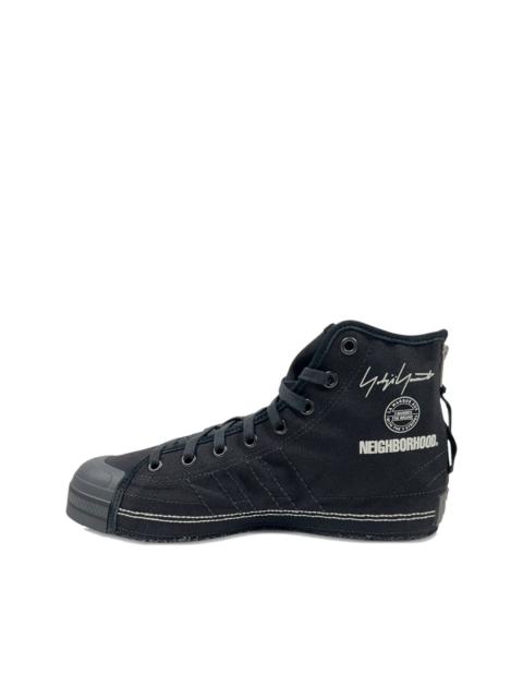 x Neighborhood zip-detail sneakers