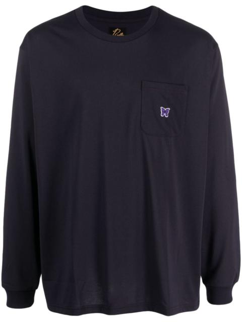 logo-appliquÃ© long-sleeve T-shirt