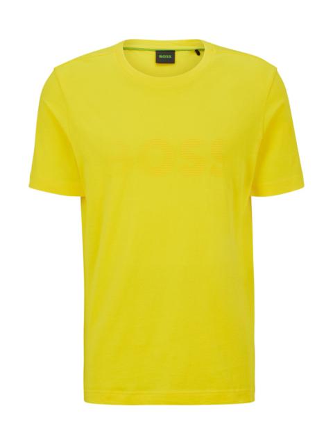 COTTON-JERSEY T-SHIRT WITH LOGO ARTWORK