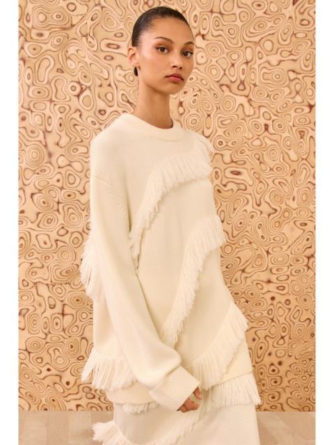 Ina Oversized Fringe Pullover