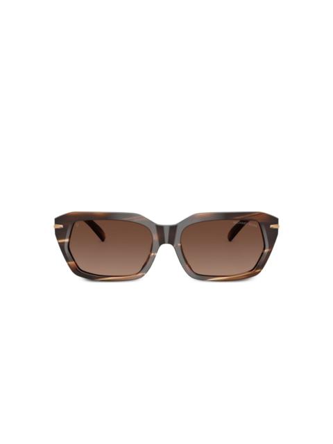 geometric-frame sunglasses