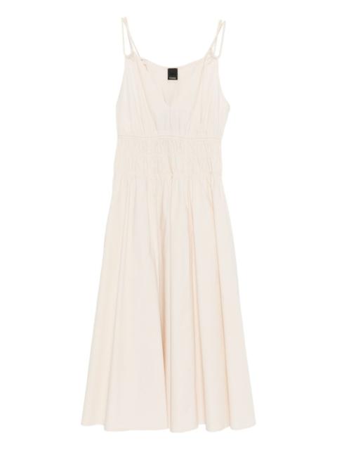 Amie gathered midi dress