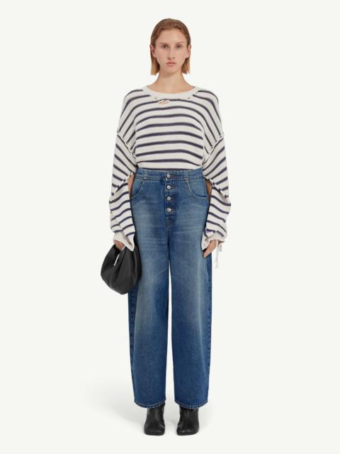 Straight leg jeans