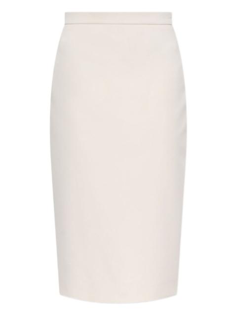 Sheath skirt in stretch fabric