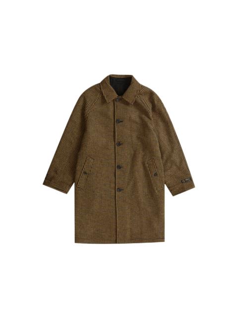 Supreme Reversible Houndstooth Overcoat Black