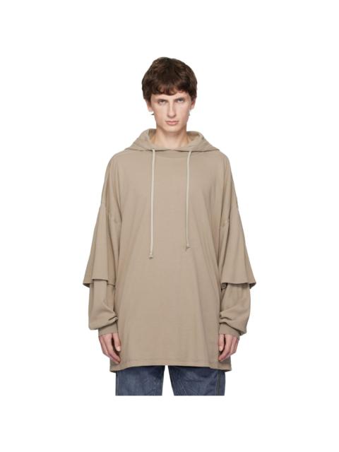 Taupe Concordians Tommu Hustler Hoodie