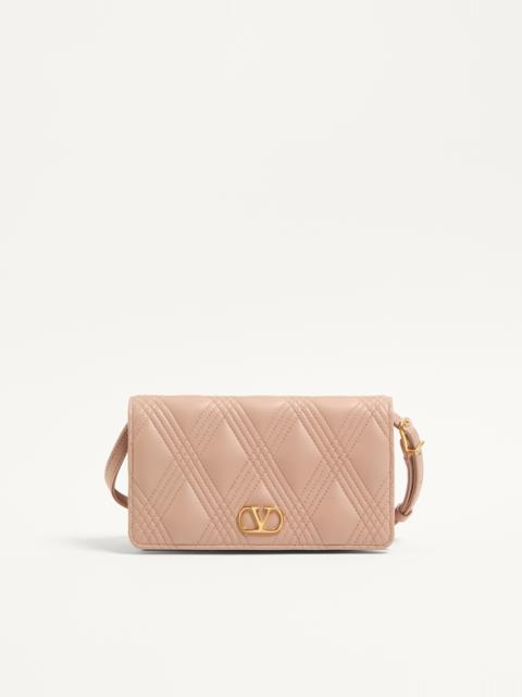 VALENTINO GARAVANI QUILTIE 67 MINI SHOULDER BAG IN QUILTED NAPPA LEATHER