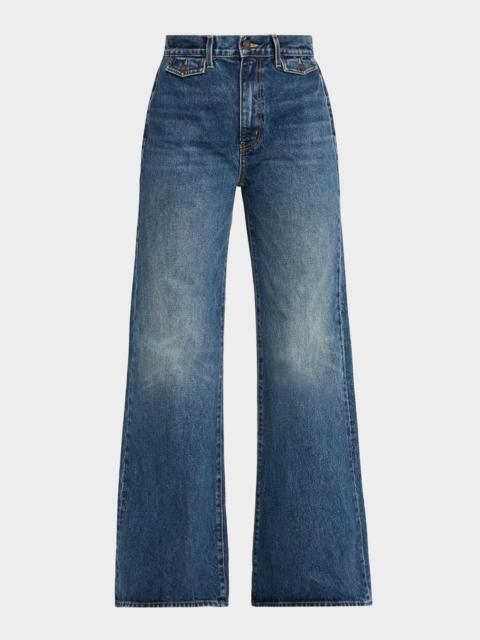 Edira High-Rise Wide-Leg Jeans