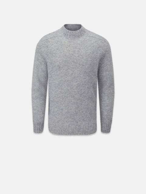 Men's Windsor Lambswool Jumper Light Grey