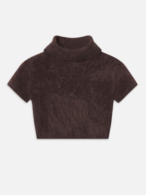 The Teddy Turtleneck in Coffee