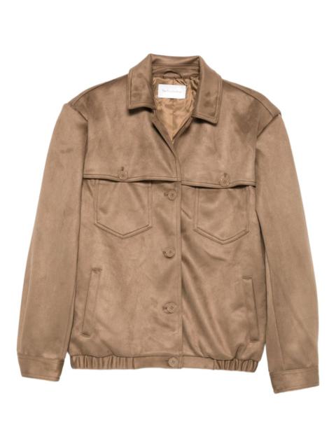 Hester button-fastening pocket jacket