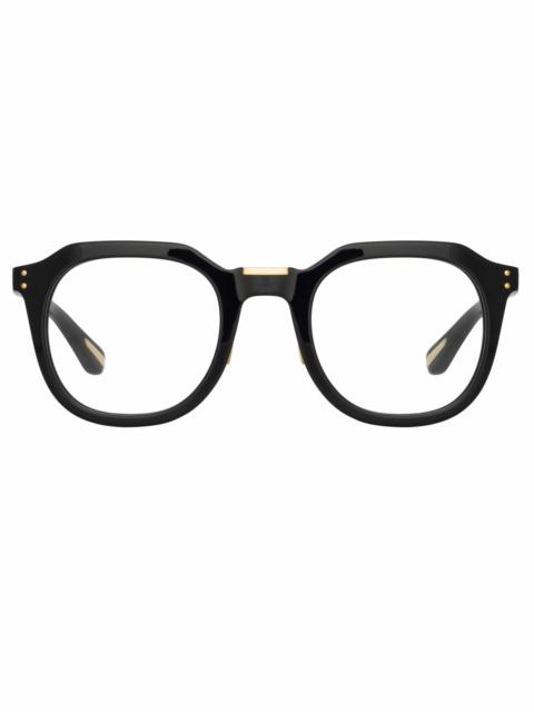 THE FLETCHER | OPTICAL ANGULAR FRAME IN BLACK (C5)