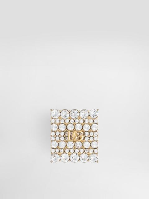 Sartoria rhinestones brooch