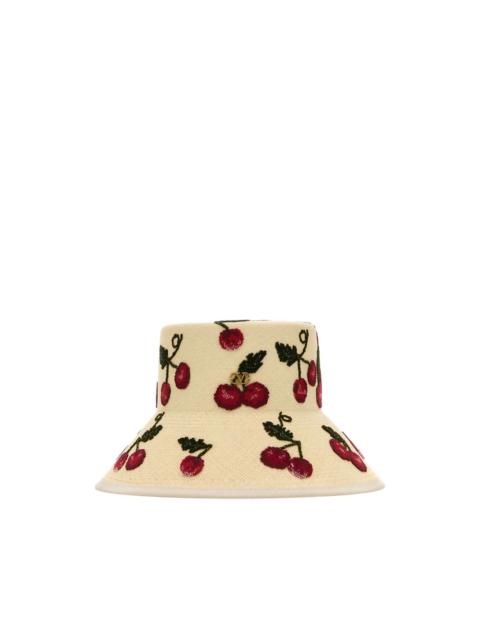 embroidered-cherry hat