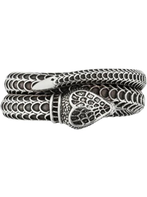 Gucci Garden Snake Ring Silver