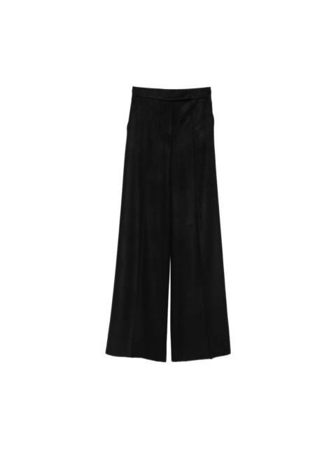 Wool Flared Trousers