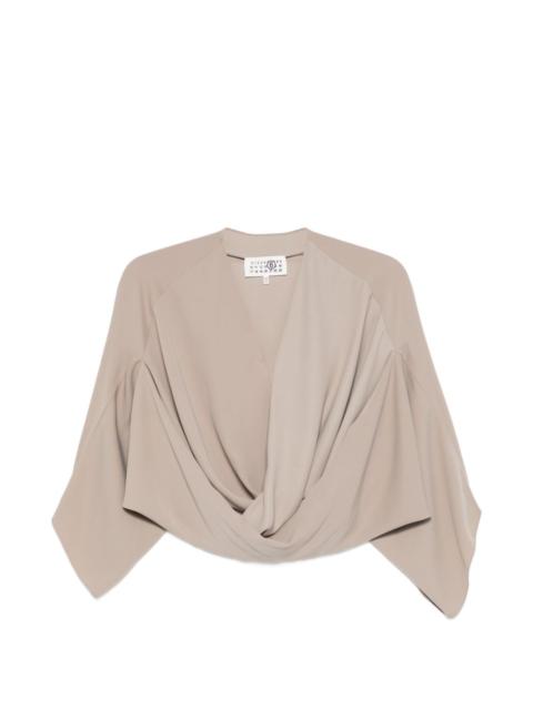 draped blouse