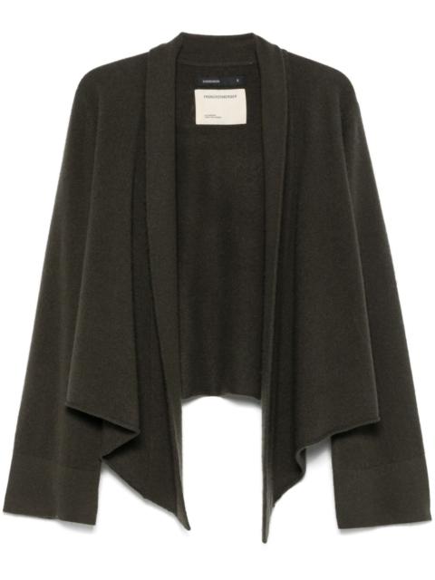 cashmere cardigan
