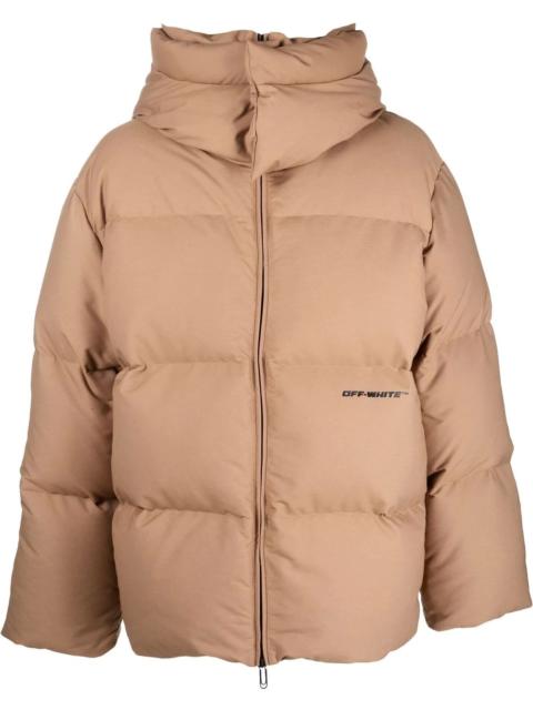 Race canvas down padded jacket