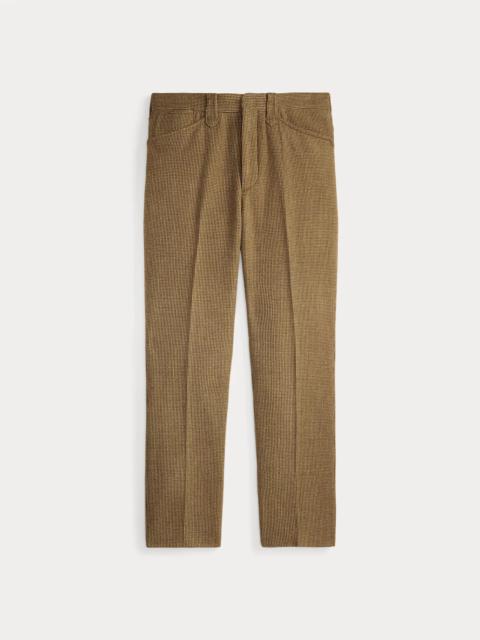 Slim Fit Tweed Western Trouser