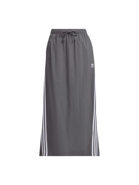 (WMNS) adidas 3-Stripes Parachute Skirt 'Grey' JC6124