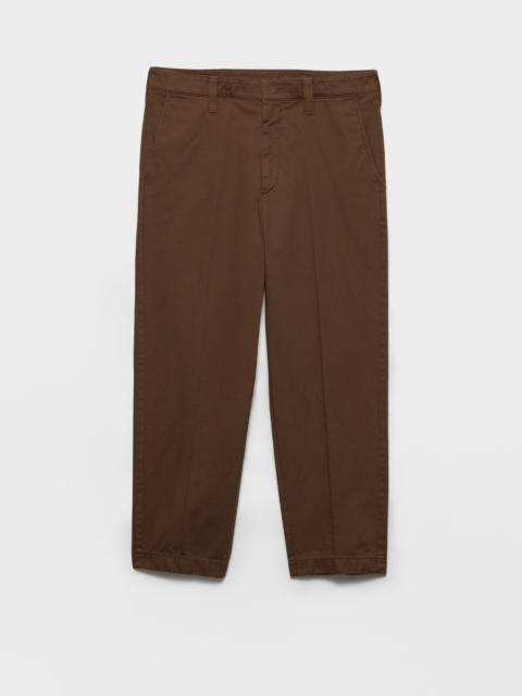 Cotton gabardine pants