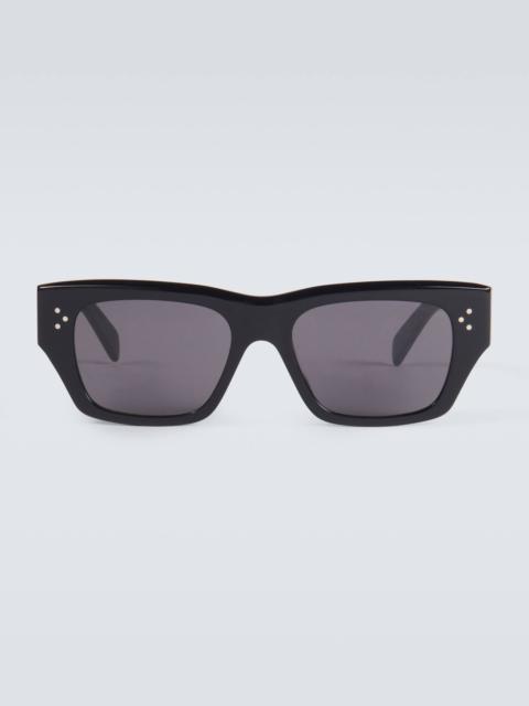 Bold 3 Dots HD rectangular sunglasses