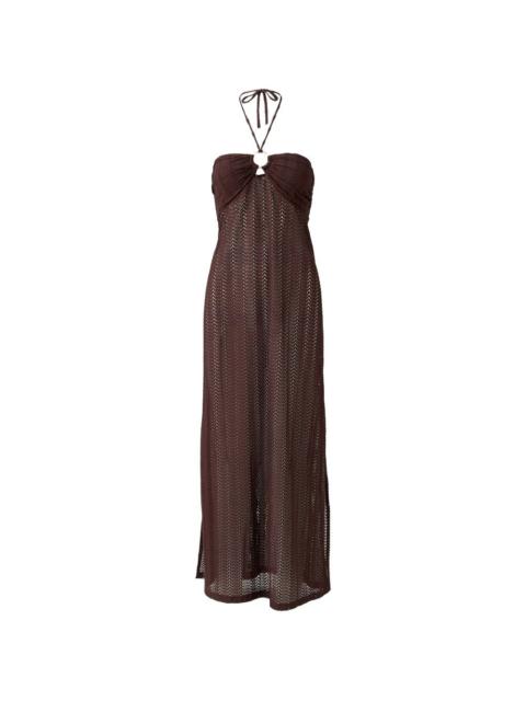Harriet halterneck maxi dress