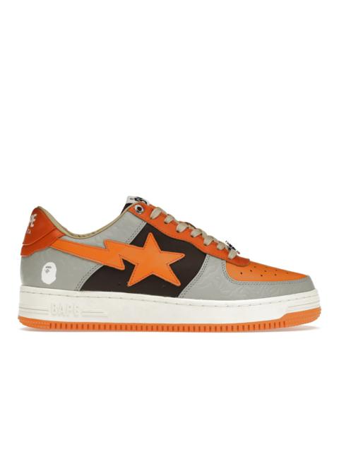 A Bathing Ape Bape Sta Low Grey Orange
