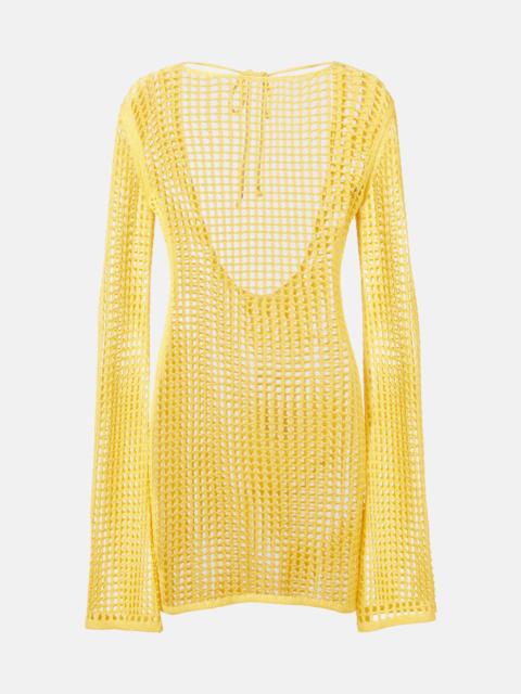 Serena crochet minidress