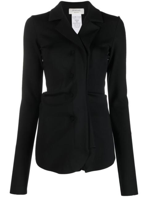 button-fastening detail jacket