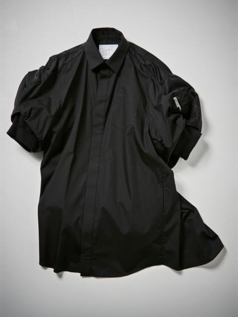 Cotton Poplin x Nylon Twill Dress