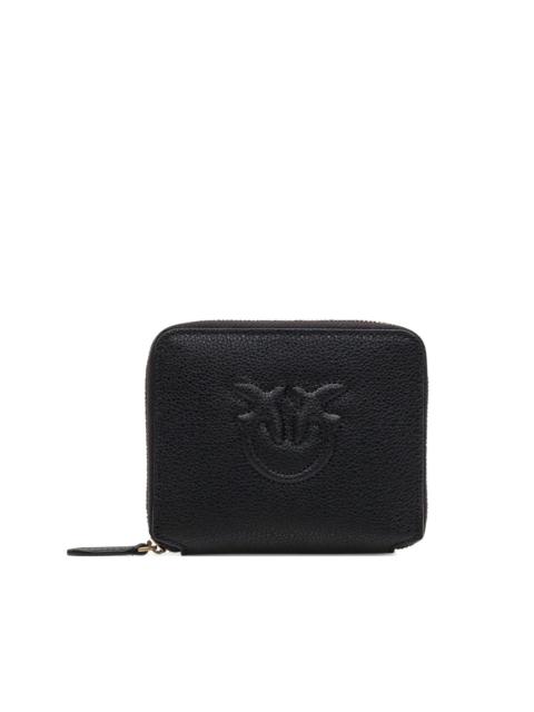 Taylor embossed logo zip-around purse