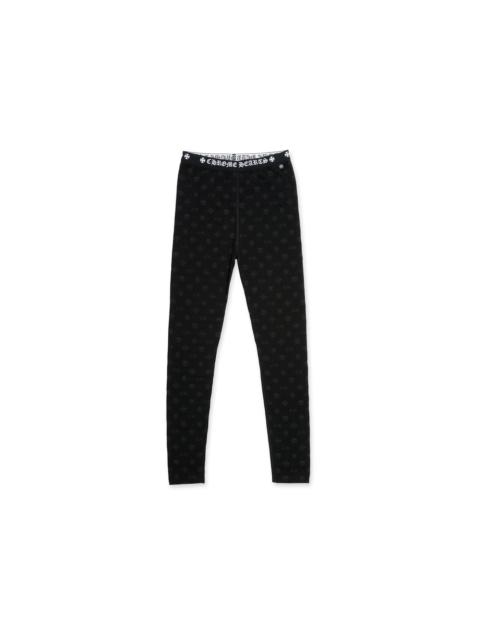 Chrome Hearts Logo Leggings Black/Grey Multilogo