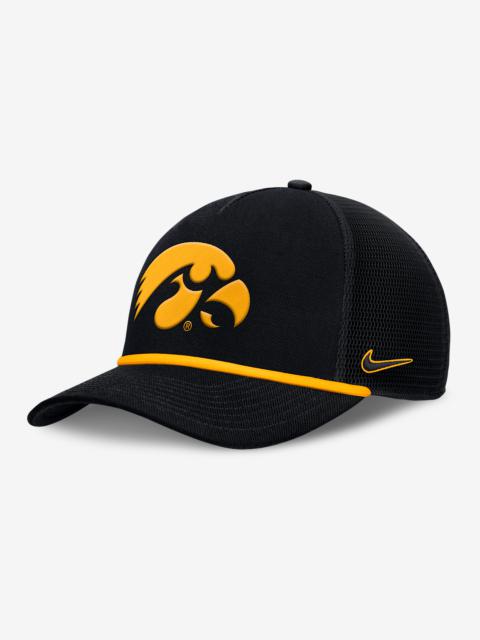 Iowa Primetime Rise Men's Nike College Trucker Adjustable Hat