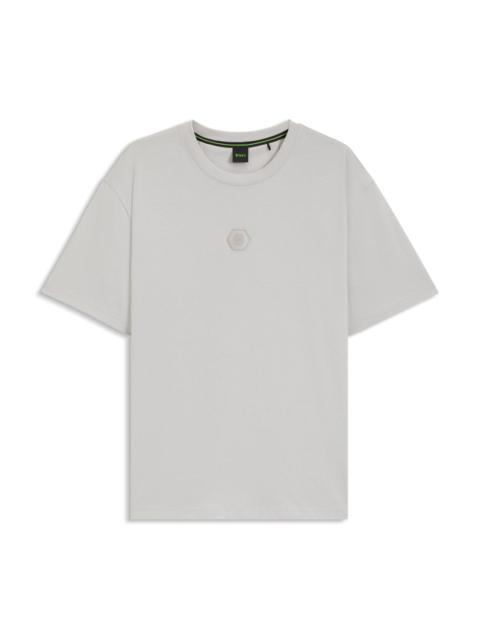 COTTON-JERSEY T-SHIRT WITH DOUBLE B MONOGRAM