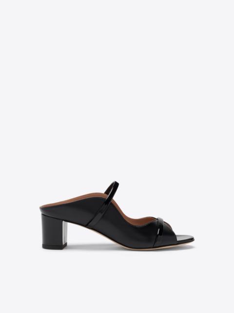 Norah 45 Black Leather Sandals