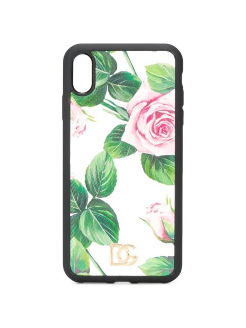 Roses print iPhone XS Max case