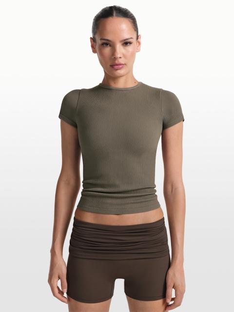 NikeSKIMS Ribbed Seamless Women's Short-Sleeve Top