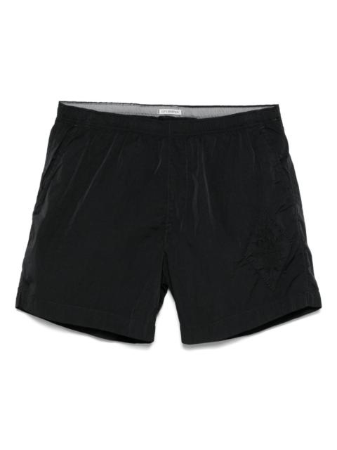logo-embroidered swim shorts