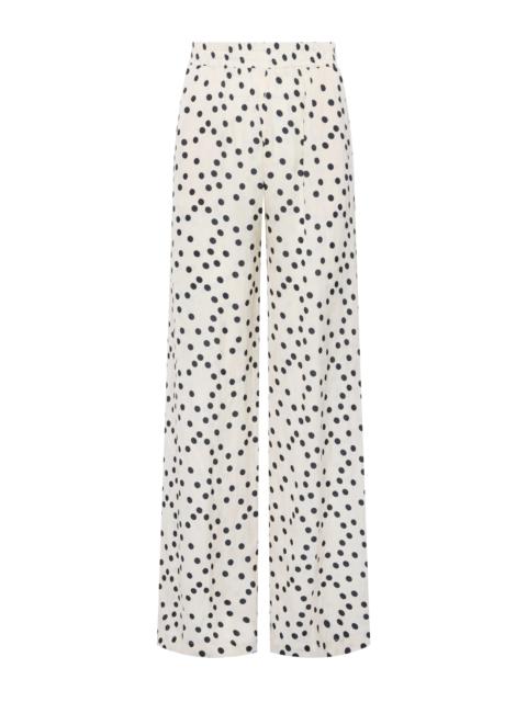 Lillian Satin Wide-Leg Pant