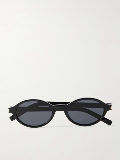 Oval-frame Acetate Sunglasses