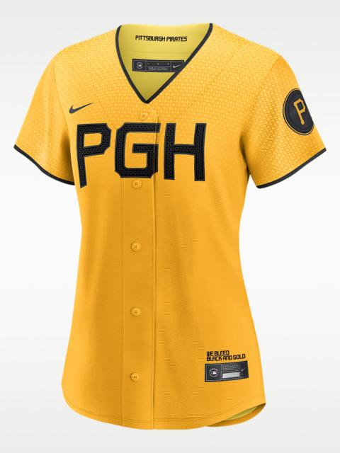 MLB Pittsburgh Pirates City Connect (Roberto Clemente) Women's Replica Baseball Jersey